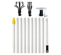 Premium Professional-Grade High-Reach Bulb Changer - Telescopic Extension Pole, Features High-Tensile Lightweight Anodized-Aluminum Telescoping Architecture For Structural Stability | Precisi