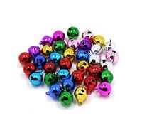Premium Qualité 100 Pièces Multicolores Jingle Bell Mini Bell Petites Clochettes Clochette pour Décoration De Noël De Noël DIY Accessoires 6mm