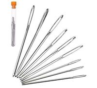 Premium Qualité 9 PCS Aiguilles À Coudre Grand Oeil Main Émoussé Aiguille Broderie Darning Tapisserie Fil AiguillesAgile et Professionnel.