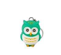 Premium Qualité Nouveauté Amusant Sac De Remplissage Son Hibou Porte-clés Allumer Porte-clés Couleur Alé