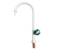 Premium Robinet de laboratoire à levier unique à col de cygne en cuivre avec poignée étoile pour laboratoire de chimie scolaire et universitaire