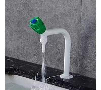 Premium Robinet de laboratoire mural à sortie unique eau froide avec poignée verte pour laboratoire de chimie scolaire et universitaire