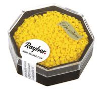 Premium - Rocailles, 2,2 Mm Ø, Jaune D`Or, 8 G, Opaque