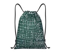 Premium Sac à Dos à Cordon Imprimer la Formule mathématique Sacs à Cordonnet Unisexe Sac de Natation pour Natation Surf Voyage 36X42cm