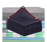 Premium Schwarz Garten 10 m x 20 m UV Schutznetz mit 98% Schattenwirkung Ösen für einfache Montage idéal pour pergola Gewächshaus Garten & Hühnerstall 11 Farben verfügbar.