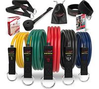 Premium Set Resistance Bands Expander Avec Workout Guide¿Bandes De Résistance Tubes Parfait Pour Homme & Femme¿Votre Fitness Studio Professionnelle Pour La Maison & Déplacements