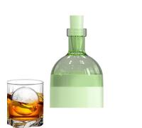 Premium Silicone Mold Set Whiskey Ice Sphere Maker Large Size Tray Bottle Design Tool Flexible Silicone Ice Mold Craft Elegant Wine Bottle Shape Art Home Freezer Kitchen Use Kit