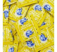 Premium Skins Préservatifs aromatisés à la banane Big Box -Préservatifs aromatisés ultra fins pour la bouche et les rapports sexuels - Préservatifs avec lubrifiant extra aromatisé pour plus de plaisir