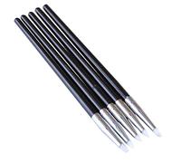 Premium Softhead Silicone Repair Pen Silicone Manucure Ceramic Non-trace Rubber Pen Durable Ceramic Clay Craft Tool Brosse à modeler en blanc et noir Ingénieux et attrayant