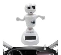 Premium Solar Dancing, Figurines Funny Swinging, Halloween Toy School | Dashboard Decorations Home Office Desk Vehicle Road Trip Party Outdoor Garden Yard