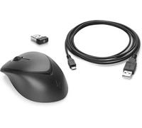 Premium - Souris - droitiers et gauchers - laser - 3 boutons - sans fil - 2.4 GHz - récepteur sans fil USB - noir - pour EliteBook 645 G9, 655 G9;