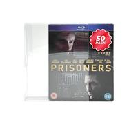 Premium Steelbook Housse de protection, compatible avec Blu-Ray, ajustée, dos visible, 0,35 mm, cristal clair, PET, avec carte J, tailles de paquet, 100 pièces