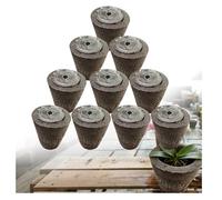 Premium Substrat pour Orchidées | Mélange Aéré et Drainant pour des Racines Saines | Idéal pour Le Rempotage des Phalaenopsis et Dendrobium (⌀9,10PCS)