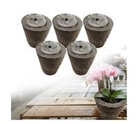 Premium Substrat pour Orchidées | Mélange Aéré et Drainant pour des Racines Saines | Idéal pour Le Rempotage des Phalaenopsis et Dendrobium (⌀4+6+9,5PCS)