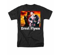 Premium T-Shirt Errol Flynn King of The Swashbuckler Fan Art Adult Size S-4XL BlackXXX-Large