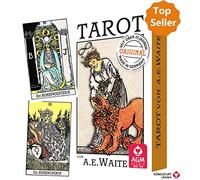 Premium Tarot von A.E. Waite - Pocket (Tarotkarten im Pocketformat, 5,7 x 8,9 cm - Tarot)
