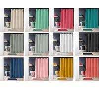 Premium Textile Structure Rideau de douche 180x200 Baignoire Bain Douche Rideau, Couleur:Rose