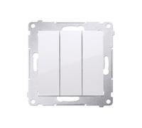 Premium Triple Button avec rétroéclairage Simon 54 DP31L.01/11