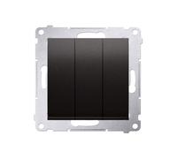 Premium Triple Button avec rétroéclairage Simon 54 DP31L.01/48