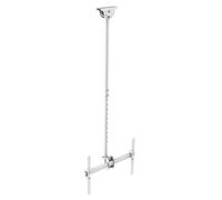 Premium TV Plafond 37-70 Pivotant Inclinable Réglable en Hauteur 156cm Blanc