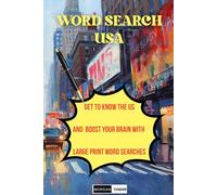 Premium USA Word Search Puzzle Book by Morgan Tendre: 1000+ Words | Large Print American-Themed Word Finds for Adults & Seniors | Fun, Relaxing Brain Games About All 50 States