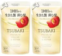 Premium Volume Repair Conditioner for Tsubaki Refill Pack 300 ml Set of 2