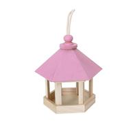 Premium Weatherproof Gazebo-Style Wild Bird Feeder - Decorative Hanging Bird Sanctuary, Features Reinforced High- UV-Resistant Polymer Architecture for Weather-Resistance | Precision-en