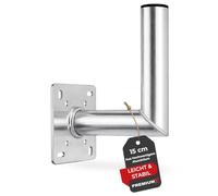 Premium X Support mural en aluminium pour antenne satellite 15 cm
