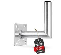 Premium X Support mural en aluminium pour antenne satellite 25 cm 250 mm