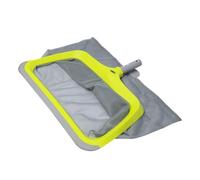 Premium XP Épuisette de Fond pour Piscine, Filet de Nettoyage Robuste et Durable, Accessoire de Piscine Idéal pour Feuilles et Débris, Largeur 46cm, Taille Unique, Couleur Bleu