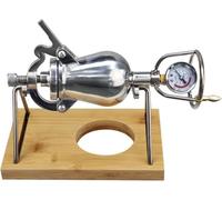 Premium304Stainless SteelChineseTraditionalPopcornMakerHighPressurePopperforHalloween & Christmas HomeDecor268mlCapacityPerfect for Partys & Movie Nights