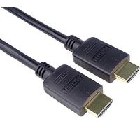 PremiumCord 4K Câble HDMI 2.0b Certifié Haute Vitesse M/M 18Gbps avec Ethernet, Compatible avec Vidéo 4K@60Hz, Deep Color, 3D, Arc, HDR, Dolby TrueHD, Connecteurs plaqués Or, Noir, 10 m