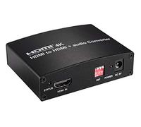 PremiumCord 4K HDMI Audio Extracteur/Répéteur avec Séparation Audio sur StereoJack Socket, SPDIF Toslink, Cinch, CEC, EDID