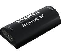 PremiumCord 8K Repeater HDMI jusqu'à 25 m, HDMI 2.1, Résolution 8K 4320p @ 60Hz, 4K 2160p @ 120Hz, Full HD 1080p, 3D, HDCP 2.2, Couleur Noire