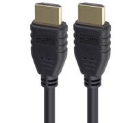 PremiumCord 8K Ultra High Speed Câble HDMI 2.1 M/M 48Gbps avec Ethernet, Compatible avec Vidéo 8K@60Hz, Deep Color, 3D, eARC, HDR, 3X Blindé, Connecteurs plaqués Or, Noir 1,5 m