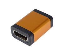 PremiumCord Adaptateur HDMI A vers HDMI A Femelle vers Femelle 4K @ 60 Hz Full HD 1080p Couleur : Orange