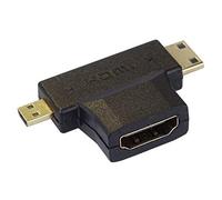 PremiumCord Adaptateur HDMI vers Mini HDMI Type C et Micro HDMI Type D