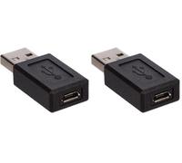 PremiumCord Adaptateur Micro USB B/Femelle vers USB A/mâle vers 19 (Lot de 2)