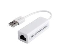 PremiumCord Adaptateur USB 2.0 sur LAN RJ45 Ethernet 10/100 Mbit, Couleur Blanche