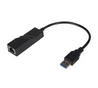 PremiumCord Adaptateur USB 3.0 vers LAN RJ45 – Ethernet 10/100/1000 Mbit – Noir