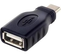 PremiumCord Adaptateur USB-C mâle vers USB A Femelle M/F, USB 3.2 Gen 1, Super-Speed 5 Gbit/s, USB Type-A Femelle, USB Type-C mâle, Prise en Charge OTG, Couleur Noir