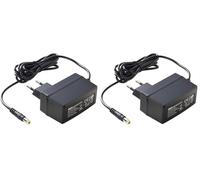 PremiumCord Alimentation Universelle 230V/5V/4A, Adaptateur Secteur AC/DC, Adaptateur Secteur et Câble d'alimentation pour Routeurs et Autres Appareils 5V, Fiche de Sortie 5,5mm/2,1mm (Lot de 2)