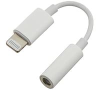 PremiumCord Câble Adaptateur Audio Apple Lightning vers Prise Jack stéréo 3,5 mm Blanc
