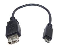 PremiumCord Câble Adaptateur USB A/Femelle vers Micro USB/mâle 20 cm OTG