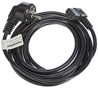 PremiumCord Câble d'alimentation de 230V 3m, Câble d'alimentation avec Contact de Mise à la Terre à Angle par Papport à la Prise C13, IEC de Fourniture PC à 3 Broches C13, Couleur Noire