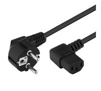 PremiumCord Câble d'alimentation C13 (IEC 320) 230V 5m prise d'angle 3 broches Noir