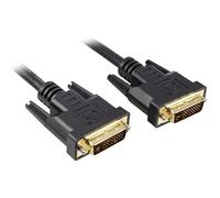 PremiumCord Câble de Connexion DVI 10m, Dual-Link, DVI-D (24 + 1) Mâle à Mâle, Numérique, Résolution 2560x1600p 60Hz, Full HD 1080p, Couleur Noir
