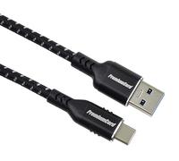 PremiumCord Câble de Connexion USB 3.2 Gen 1, Câble de Données Superspeed Jusqu'à 5 Gbit/s, Câble de Charge Jusqu'à 3A, Puissance 60 W, PD 3.0 / QC 4.0, USB A vers USB C, Noir, Longueur 3 m