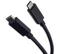 PremiumCord Câble de Connexion USB-C 3.2 Gen 2X2, Câble de Données SuperSpeed Jusqu'à 20 Gbit/s, Charge Jusqu'à 3A, Puissance 60 W, PD 3.0 / QC 4.0, USB 3.2 Génération 2X2, Noire, 0,5 m