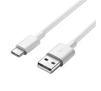PremiumCord Câble de Connexion USB-C pour USB A, USB 2.0, Câble de Transmission de Données Jusqu'à 480 Mbit/s, Charge Rapide Jusqu'à 3 A, Blanc, Longueur 1 m